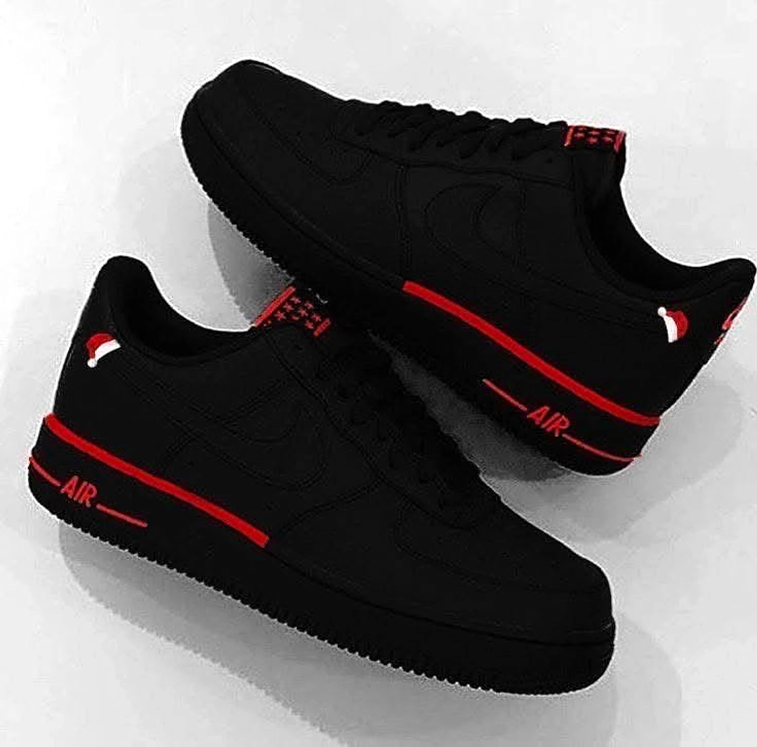 Air Force 1 Low Black / Red AIR